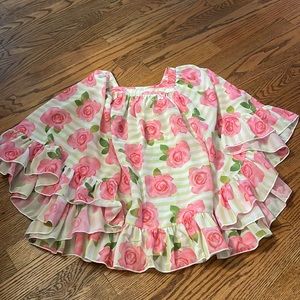 Kate Mack size 7 blouse/cover up top
